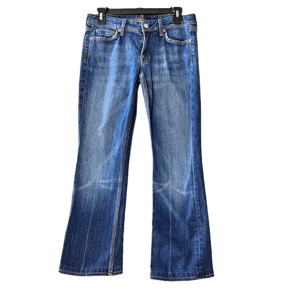 7 For All Mankind Low Rise Flare Jeans Size 27 B11